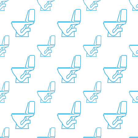 toilet seamlessのイラスト素材