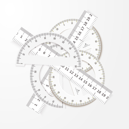 Rulers measuringのイラスト素材