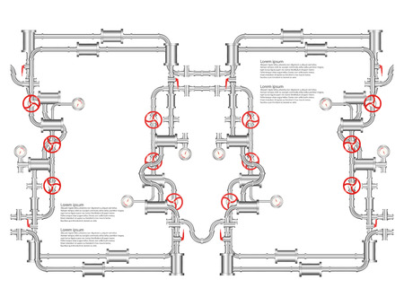 Pipelineのイラスト素材