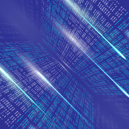 Background abstract binary code