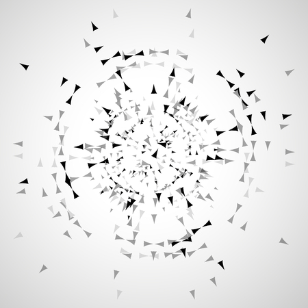 Abstract chaotic geometric pattern.のイラスト素材