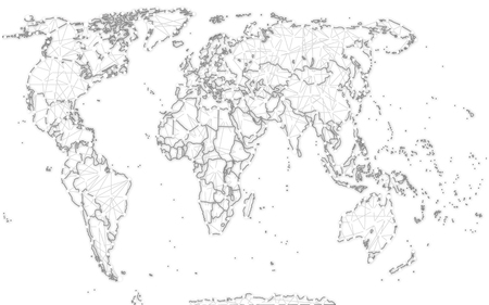 political map abstract of the world backgroundのイラスト素材