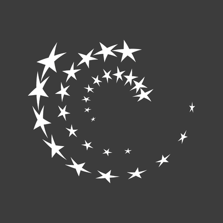 Abstract background pattern with stars. Vector icon illustration.のイラスト素材