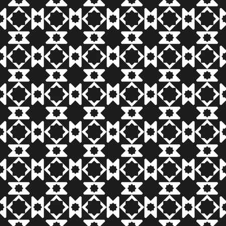 Seamless abstract black and white pattern backgroundのイラスト素材