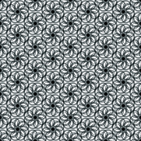 Seamless abstract black and white pattern backgroundのイラスト素材