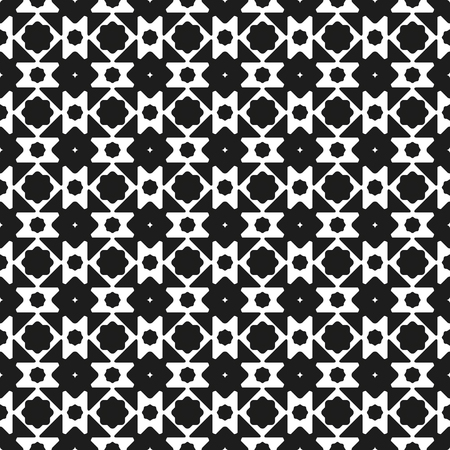 Seamless abstract black and white pattern backgroundのイラスト素材