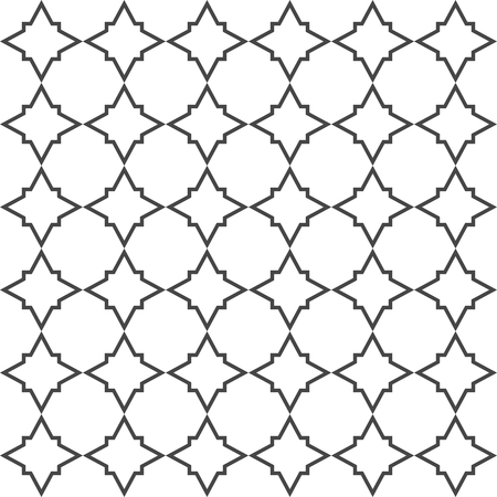 Oriental drawings vector modern geometry pattern hexagon, abstract geometric background, trendy print, retro textureのイラスト素材