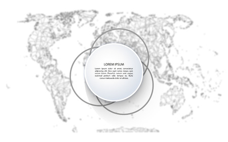 political map abstract of the world backgroundのイラスト素材