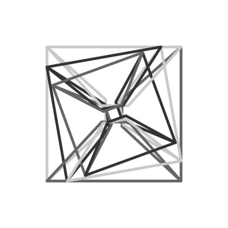 Light grey geometric backgroundのイラスト素材