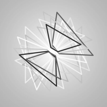 Light grey geometric backgroundのイラスト素材