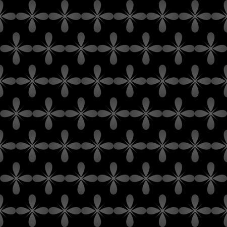 Gray abstract figures on a black backgroundのイラスト素材