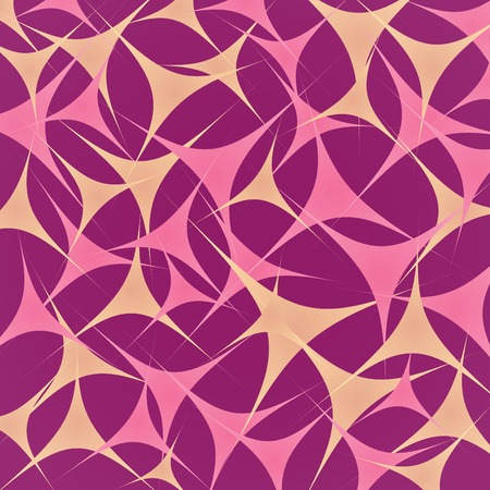 Abstract colored style figures on a pink backgroundのイラスト素材