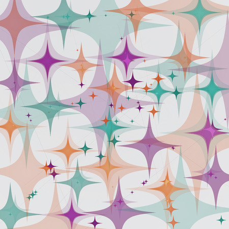 Creative abstract colored figures on a gray backgroundのイラスト素材