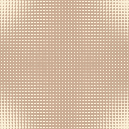 Halftone dots of beige on beige backgroundのイラスト素材
