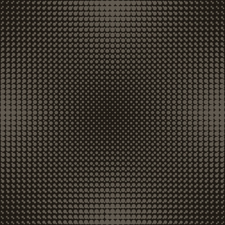 Halftone of gray dots on a black backgroundのイラスト素材