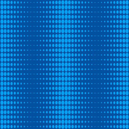 Vertical halftone of blue oval dots on a blue background which are crossed linesのイラスト素材