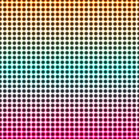 Neon halftone on a white backgroundのイラスト素材