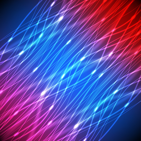 Abstract background of colorful neon diagonal linesのイラスト素材