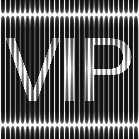 Neon a black background of vertical lines. Signboard VIPのイラスト素材