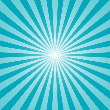 The sun and the suns rays on blue backgroundのイラスト素材