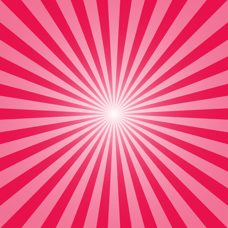 The sun and the suns rays on pink backgroundのイラスト素材