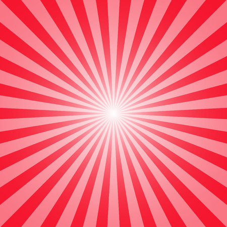 The sun and the suns rays on red backgroundのイラスト素材