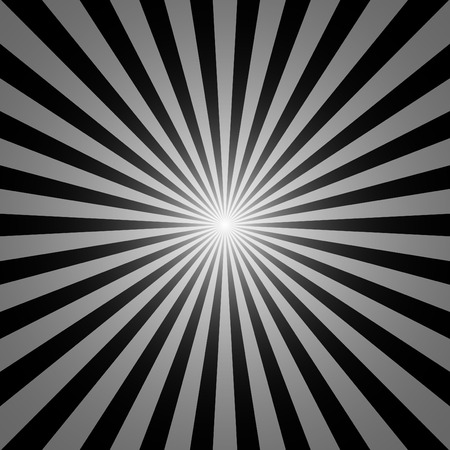 The sun and the suns rays on black backgroundのイラスト素材