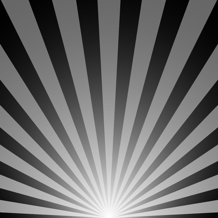 The sunrise with sunbeams on black backgroundのイラスト素材