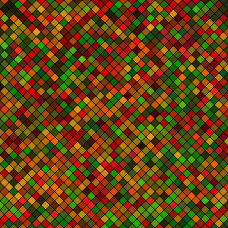 Abstract mosaic background of vibrant colorful squaresのイラスト素材