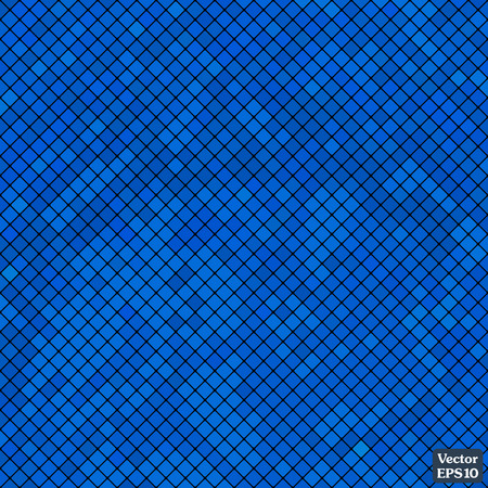 Abstract mosaic background of blue squaresのイラスト素材