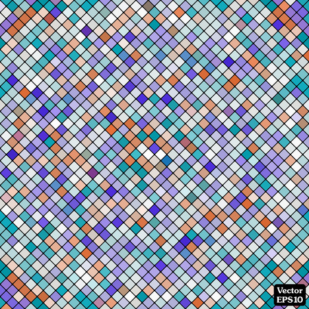 Abstract mosaic background of colorful squaresのイラスト素材
