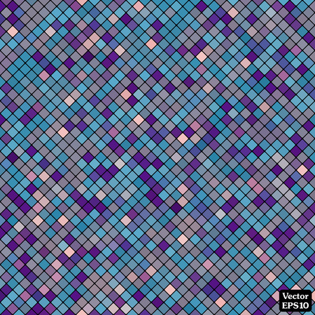 Abstract mosaic background of color pixel squaresのイラスト素材