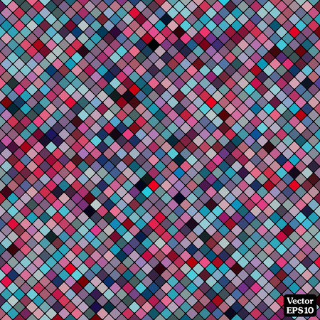Abstract mosaic background of tile colored squaresのイラスト素材
