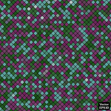Abstract mosaic background of colorful pixel squaresのイラスト素材