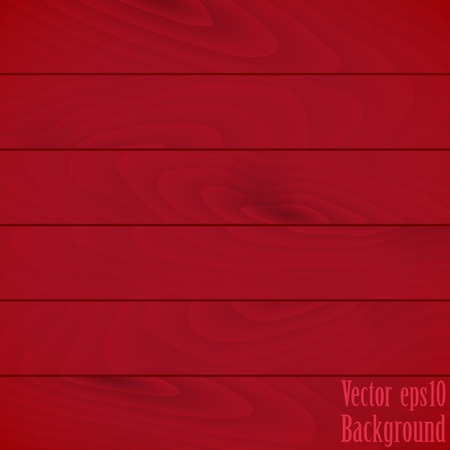 Red wooden texture background of the horizontal planksのイラスト素材