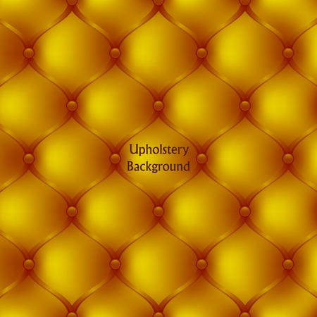Golden leather upholstery furniture textured backgroundのイラスト素材