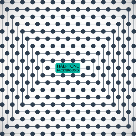 Halftone of the gray dots on gray backgroundのイラスト素材
