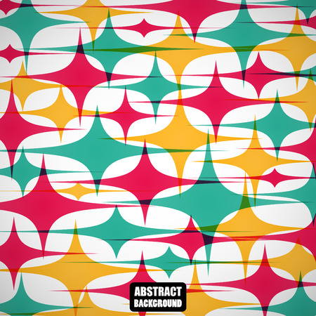 Abstract colorful futuristic stars on the gray backgroundのイラスト素材
