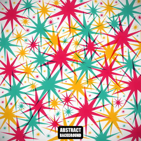 Abstract color modern stars on the gray backgroundのイラスト素材