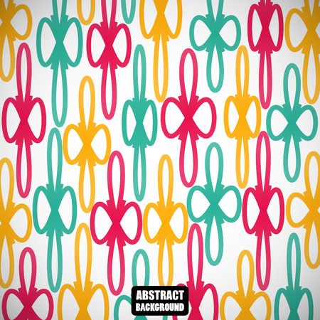 Abstract color graphic figures on the gray backgroundのイラスト素材