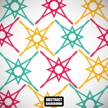 Abstract colored design shapes on the gray backgroundのイラスト素材