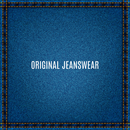 jeans blue texture fabric denim background. stock vector illustration eps10のイラスト素材