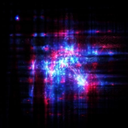 Abstract stars on blue light backgroundの写真素材