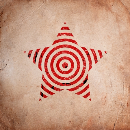 vintage background with star made from circlesの写真素材