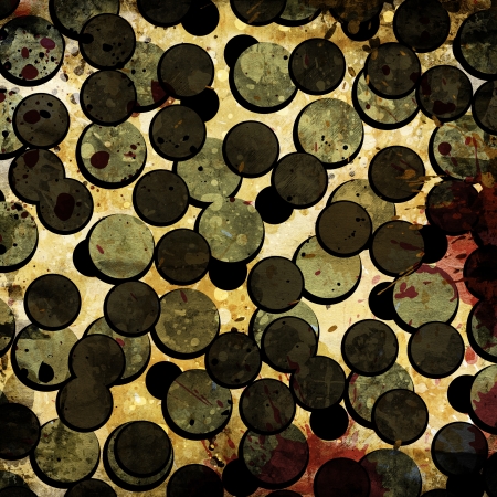 grunge circles on the abstract backgroundの写真素材