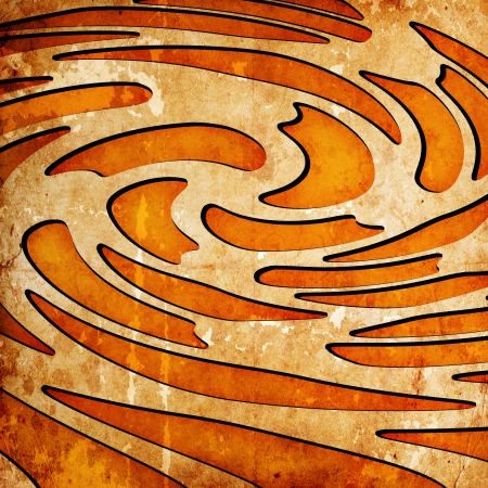 Grunge twirl on grunge backgroundの写真素材