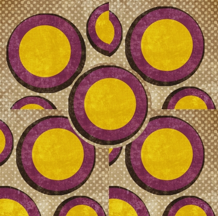 Abstract circles on grunge backgroundの写真素材