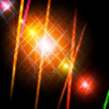 Abstract lines on grunge backgroundの写真素材