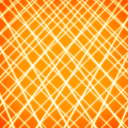 Abstract lines on grunge orange backgroundの写真素材