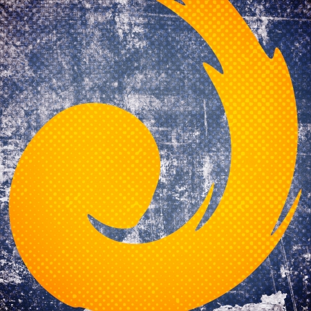 abstract twirl on grunge backgroundの写真素材